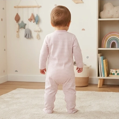 Surplus Baby Organic Cotton Romper for Babies-149 - 6-9 Months