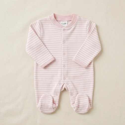 Surplus Baby Organic Cotton Romper for Babies-149 - 6-9 Months