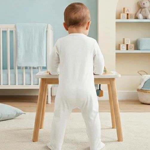 Surplus Baby Organic Cotton Romper for Babies-001N - Newborn