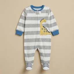 Surplus Baby Organic Cotton Romper for Babies-115 - 3-6 Months