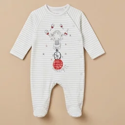 Surplus Baby Organic Cotton Romper for Babies-067 - 0-3 Months