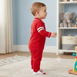 Surplus Baby Organic Cotton Romper for Babies-038 - 0-3 Months