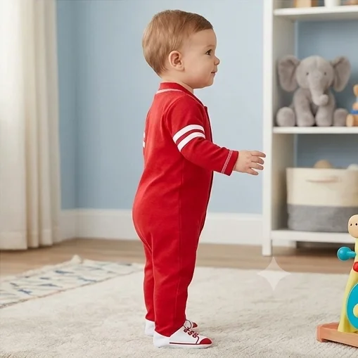 Surplus Baby Organic Cotton Romper for Babies-038 - 0-3 Months