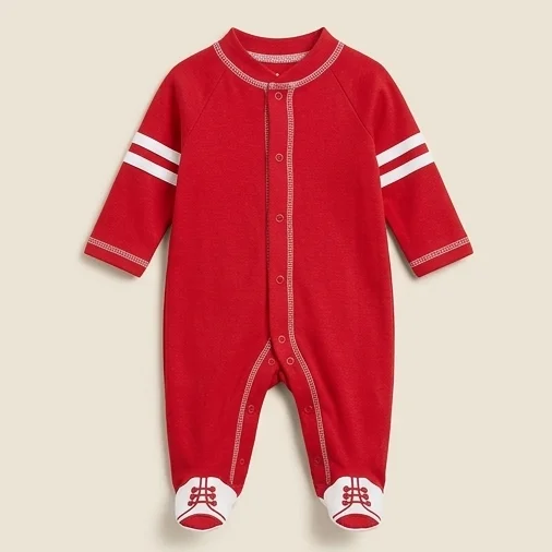 Surplus Baby Organic Cotton Romper for Babies-038 - 0-3 Months