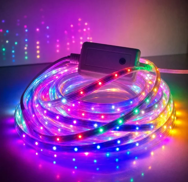 1200 Leds 10 Meter Multicolour Changing Rope light