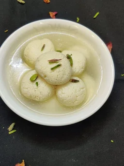 BMB Sponge Rasgulla - 1, Rose Water Sprinkled