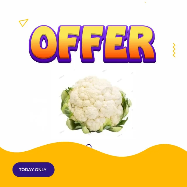 CAULIFLOWER -(400gm-500gm)-1 Pc
