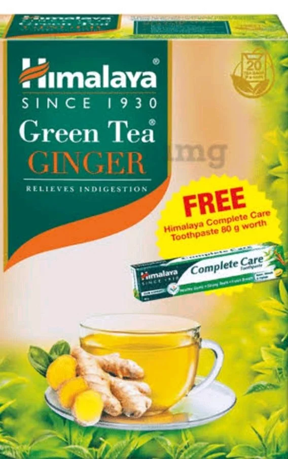 Himalyan Green Tea Ginger - 20 Tea Bag(2gm)Each