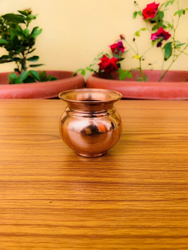 VIKRAM METAL Copper Marwadi Lota 150 ml - 2 INCH