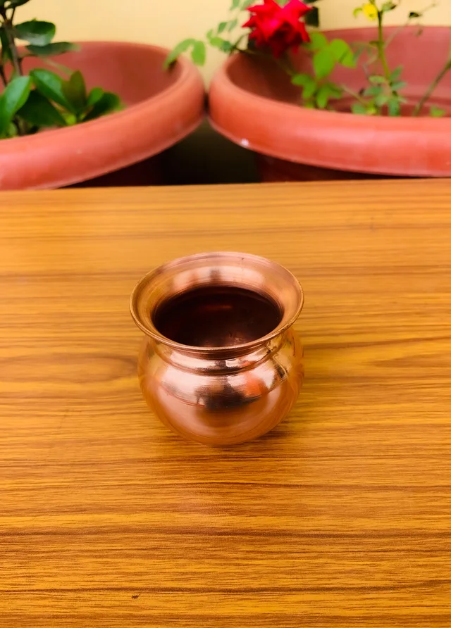 VIKRAM METAL Copper Marwadi Lota 150 ml - 2 INCH