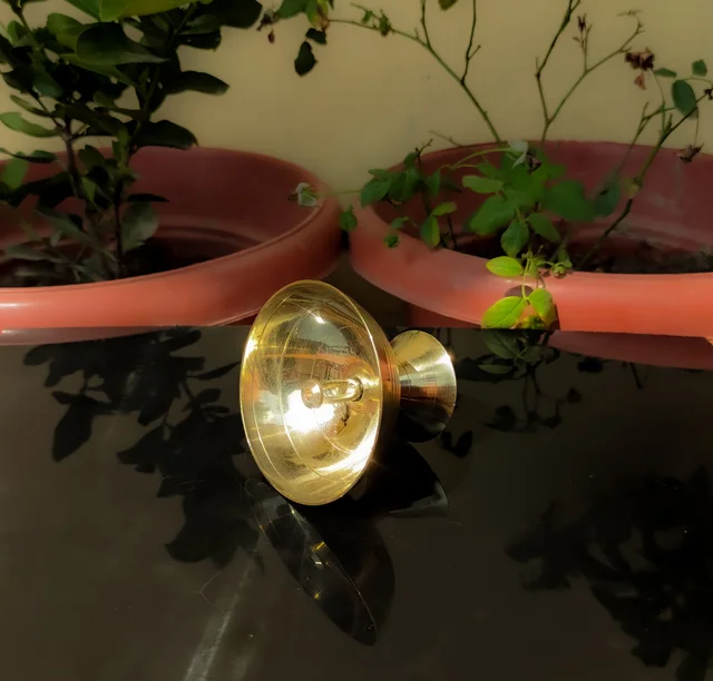 VIKRAM METAL Brass Pyali deepak - 4 NO.