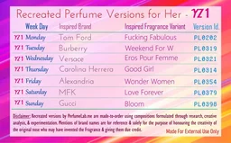 Her YZ1 - A Perfume A Day Set - 7 x 9ml EDP