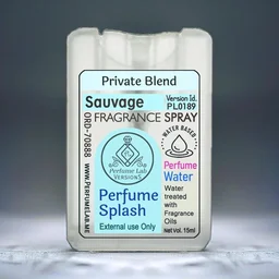 Sauvage Perfume Splash Pocket Spray - Version Id. PL0189