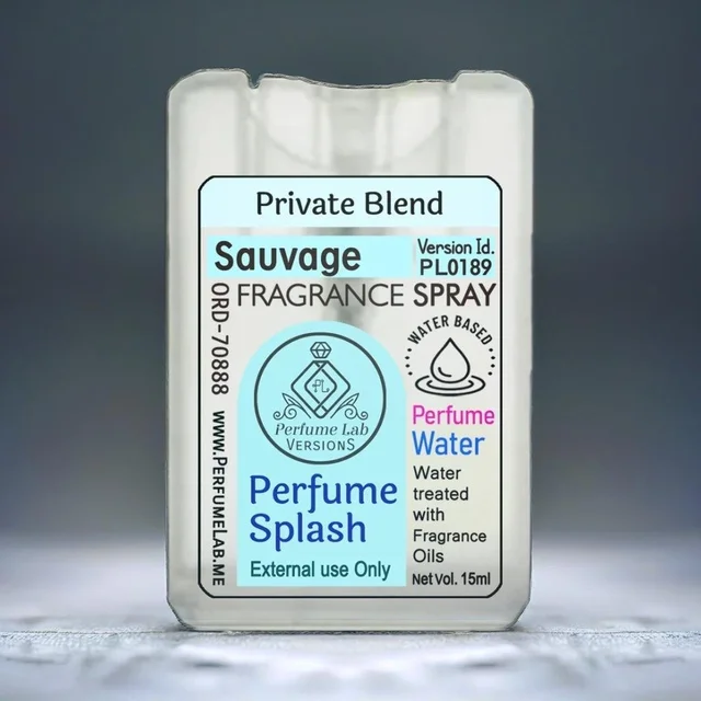 Sauvage Perfume Splash Pocket Spray - Version Id. PL0189