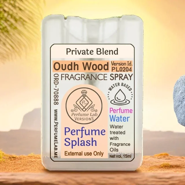Oudh Wood Perfume Splash Pocket Spray - Version Id. PL0204