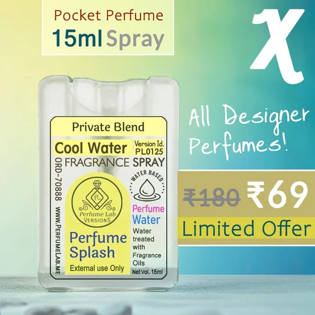 Cool Water Perfume Splash Pocket Spray - Version Id. PL0125