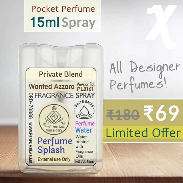 Wanted Azzaro Perfume Splash Pocket Spray - Version Id. PL0161