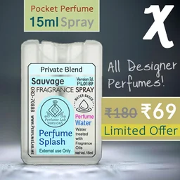Sauvage Perfume Splash Pocket Spray - Version Id. PL0189