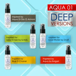 AQUA 01 Deep Versions - NANO Spray Set of 5