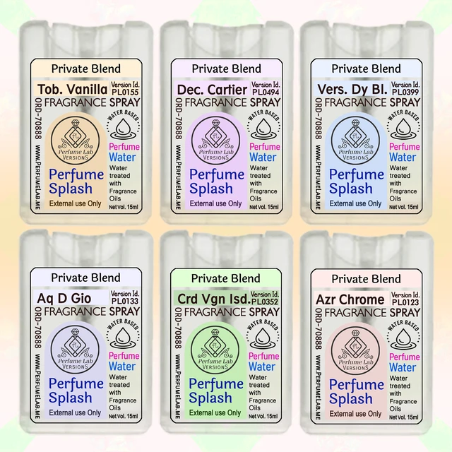 Ocean Breeze & Evening Whispers - 6 Pocket Perfumes Set