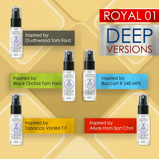 ROYAL 01 Deep Versions - NANO Spray Set of 5