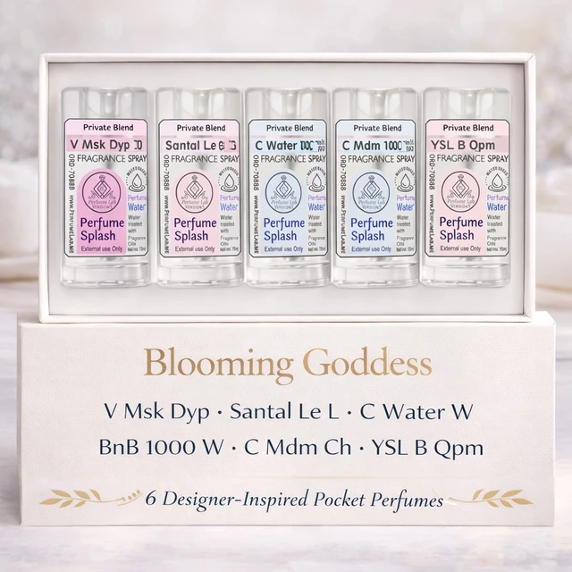 Blooming Goddess - 6 Pocket Perfumes Set
