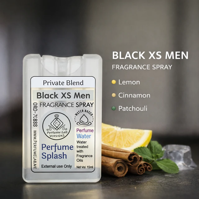 Black XS Men Perfume Splash Pocket Spray - Version Id. PL0138