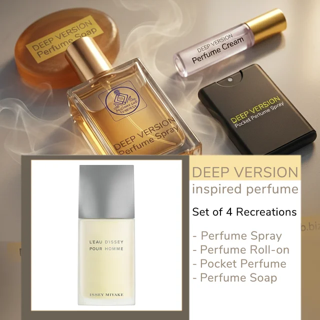 Deep Version L'eau d'Issey Pour Homme by Issey Miyake Version Id. PL0105 - Deep Version Set
