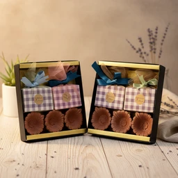 Gift - Handmade Perfume Soap & Diya - Single Pack