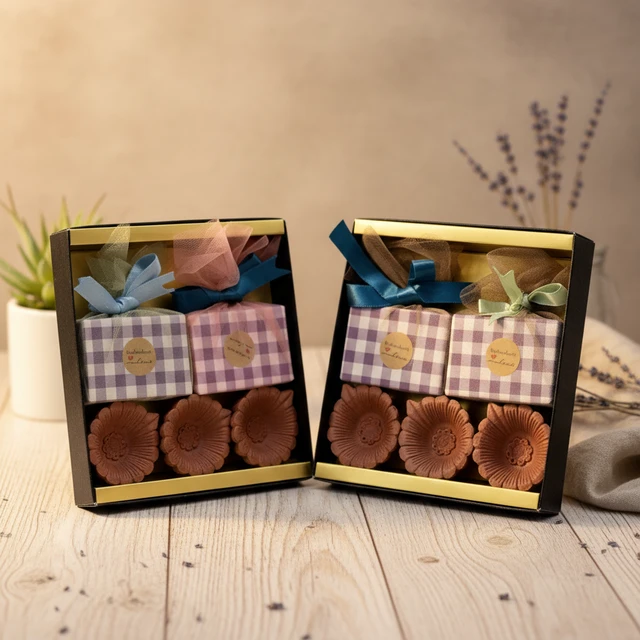 Gift - Handmade Perfume Soap & Diya - Single Pack