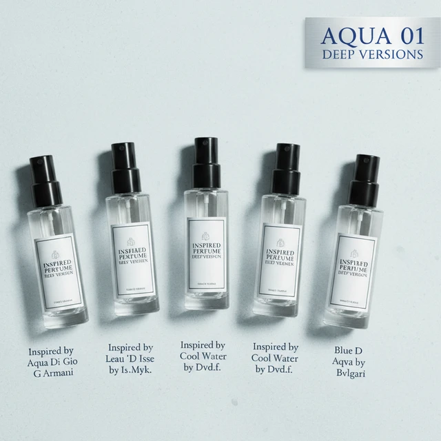 AQUA 01 Deep Versions - NANO Spray Set of 5