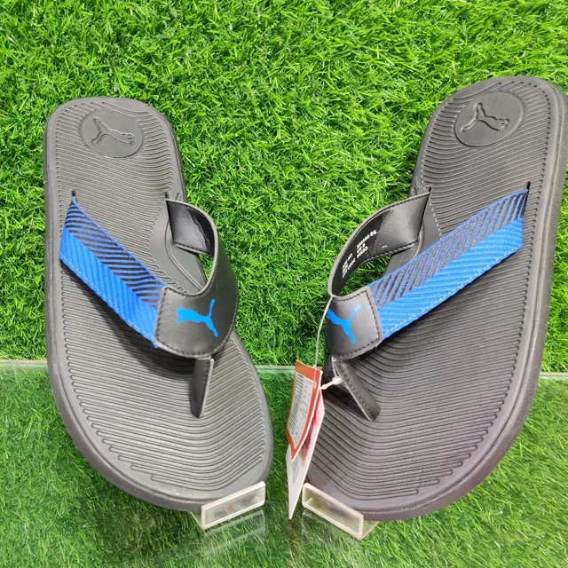 PUMA Ricordo IDP Thong-Strap Flip-Flops - Quite Shade / Urban Red, UK 9