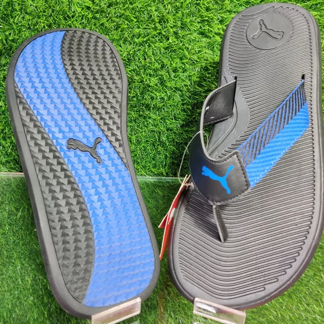 PUMA Ricordo IDP Thong-Strap Flip-Flops - Quite Shade / Urban Red, UK 9