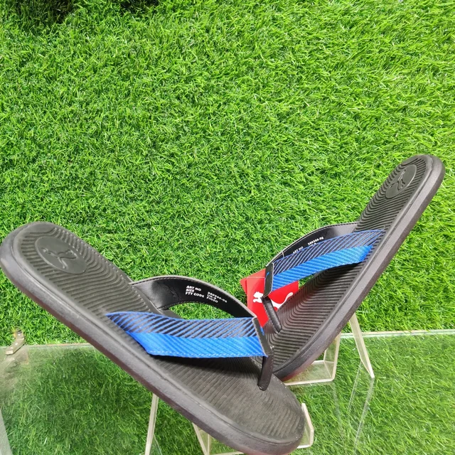 PUMA Ricordo IDP Thong-Strap Flip-Flops - Quite Shade / Urban Red, UK 6