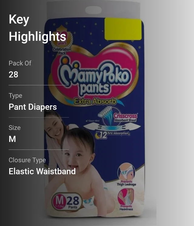 Manypock Pants M Size - 09AM-09PM