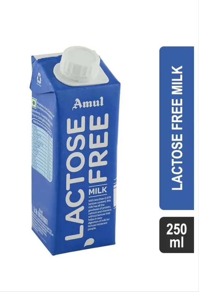 Lactose Amul Milk - 250 Ml
