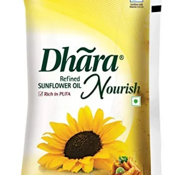 Dhara Refined Rice Brand Oil - 10AM-07PM, 1 Litter