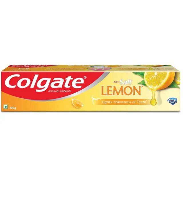 Colgate Active Salt Lemon - 10AM-08PM, 100Gram