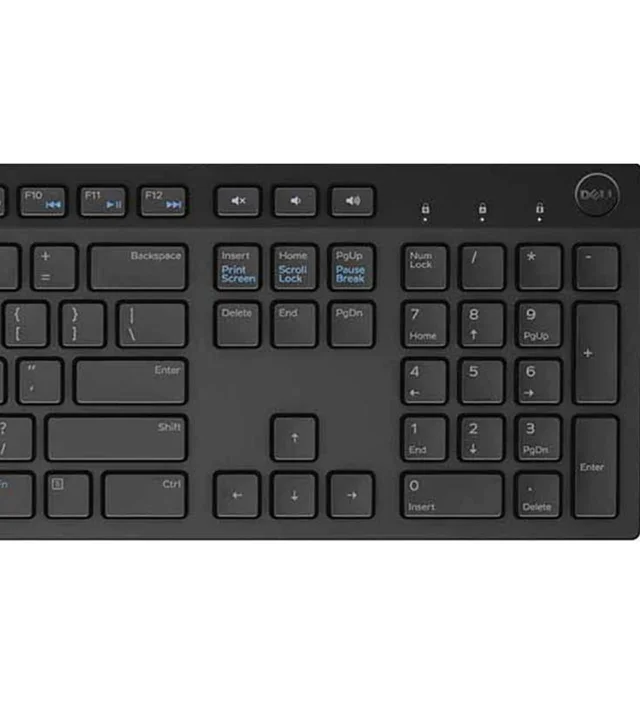 Dell KB216 Wired Multimedia USB Keyboard with Super Quite Plunger Keys with Spill-Resistant – Black - 10AM-08PM