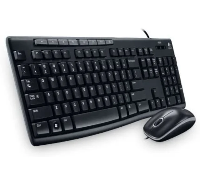 Logitech Media Combo MK200 Full-Size Keyboard and High-Definition Optical Mouse - 10AM - 08PM