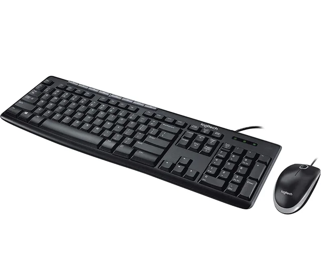 Logitech Media Combo MK200 Full-Size Keyboard and High-Definition Optical Mouse - 10AM - 08PM