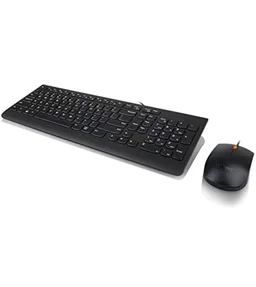 Lenovo 300 Wired Keyboard and Mouse Combo, 1600 DPI Ambidextrous Mouse, 2.5 Zone Island Keys Design Keyboard (GX30M39649) - 10AM - 08PM