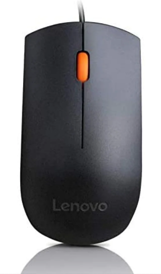 Lenovo 300 Wired Keyboard and Mouse Combo, 1600 DPI Ambidextrous Mouse, 2.5 Zone Island Keys Design Keyboard (GX30M39649) - 10AM - 08PM