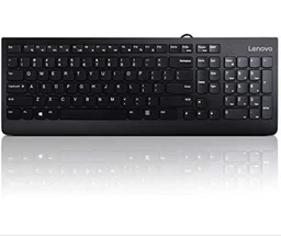 Lenovo 300 Wired Keyboard and Mouse Combo, 1600 DPI Ambidextrous Mouse, 2.5 Zone Island Keys Design Keyboard (GX30M39649) - 10AM - 08PM