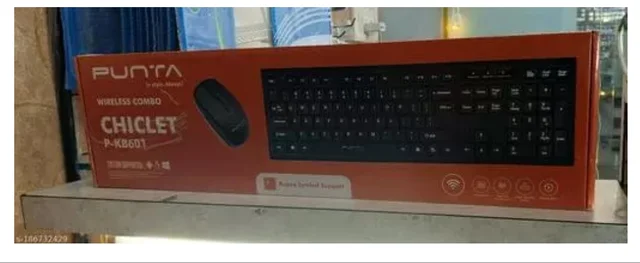 Punta wireless combo chiclet P-KB601 - 10AM-08PM