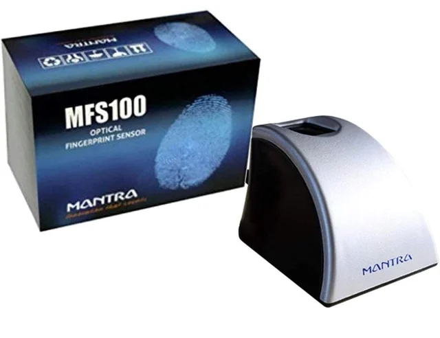 Yukonics-Mantra MFS100 Biometric C-Type Fingerprint Scanner with RD Services - 10AM-08PM