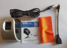 Yukonics-Mantra MFS100 Biometric C-Type Fingerprint Scanner with RD Services - 10AM-08PM