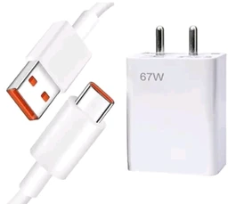 65 Watt 33 Watt fast Mobile Charger Supervooc - White