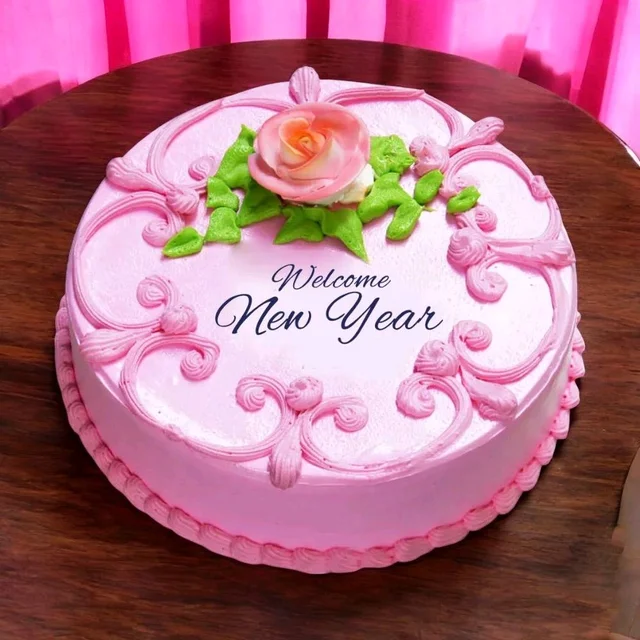 Happy New Year 2026 Cake