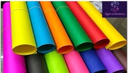 Chart Paper Multi Color Bright , 200 GSM ( Home delivery ) Pack Of 10